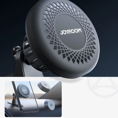 9. Joyroom JR-ZS356 magnetischer Cockpit-Telefonhalter – dunkelgrau