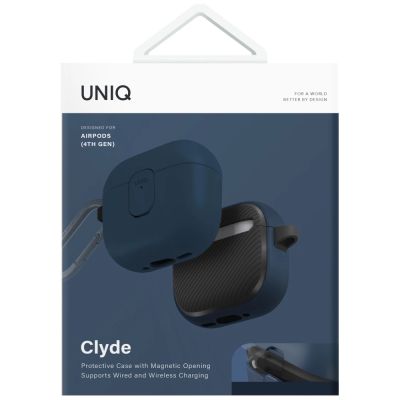 5. Uniq Clyde Lock Case für AirPods 4 – Blau