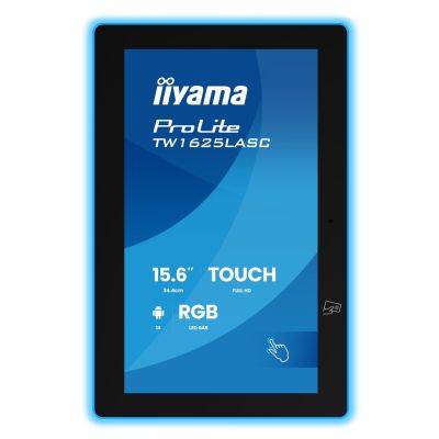 14. iiyama TW1625LASC-B3PNR Konferenzraumdisplay. 39,6 cm (15,6 Zoll), 1920 x 1080 Pixel, LED, Wi-Fi 6 (802.11ax), Wi-Fi 5 (802.11ac), Wi-Fi 4 (802.11n), 802.11g, 802.11a, 802.11b, Schwarz, Bluetooth