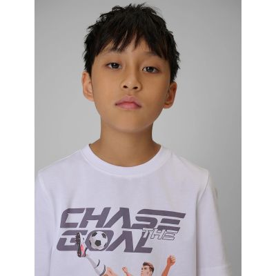 4. Jungen-T-Shirt mit Print im Regular Fit 4F 4FJRAW26TTSHM4629-10S