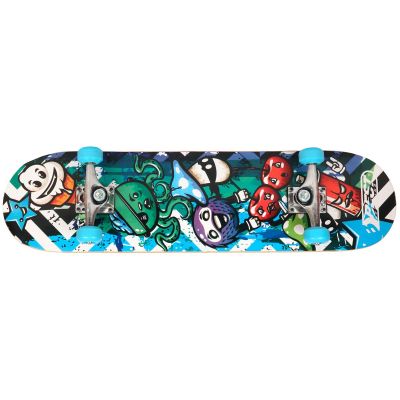 12. OCOTOPUS BLAUES HOLZ-SKATEBOARD BEST SPORTING