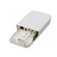 3. Mikrotik wAP LoRa8 Kit-Router – 300 Mbit/s, LAN 10/100 Mbit/s, 9–30-V-Netzteil, Deckenmontage, weißes Gehäuse, interne und externe Antenne, Atheros QCA9531 650 MHz, 16 MB Flash-Speicher