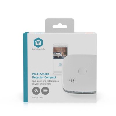 5. Nedis WIFIDS21WT Intelligenter Rauchmelder mit Luftprobenahme und drahtloser Verbindung