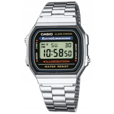 CASIO Vintage-Uhr A168WA-1YES + Box