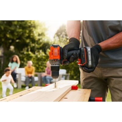 2. BLACK & DECKER 18V Akku-Bohrschrauber (ohne Akku und Ladegerät) | BCD383XN-XJ