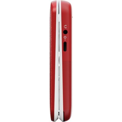 10. Doro Leva L20 7,11 cm (2,8") 132 g Rot, Weiß Funktionsfähiges Handy