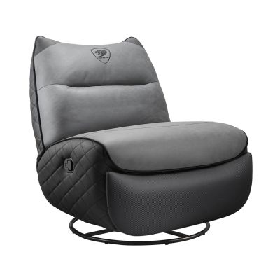 COUGAR Overlord Neo Gaming-Couch, gepolsterter Sitz, Schwarz, Grau