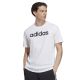 4. adidas Essentials Single Jersey Linear Logo-T-Shirt mit Stickerei M IC9276