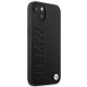 4. Hülle BMW BMHCP14MSLLBK iPhone 14 Plus 6,7 "schwarz / schwarz Lederstempel