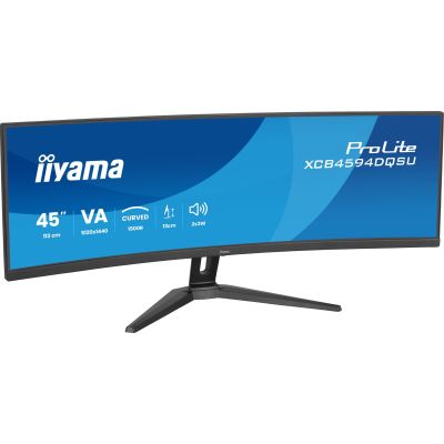 3. iiyama ProLite XCB4594DQSU-B1 Computermonitor 113 cm (44,5") 5120 x 1440 px Dual QHD LED Schwarz