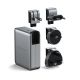 2. Satechi 4-Port GaN Reiseladegerät - 145W Reiseladegerät mit 4 Steckdosenadaptern - US, UK, EU, AS (4x USB-C)