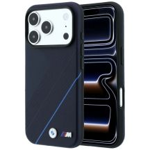 BMW M Tire Track Blue Line MagSafe Hülle für iPhone 18 Pro / 17 Pro – Marineblau