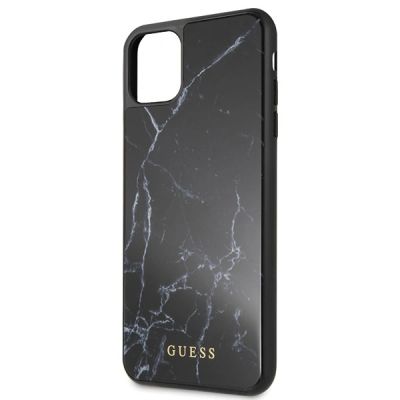 3. Guess Marmor-Hülle für iPhone 11 Pro Max – Schwarz