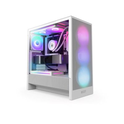 10. NZXT H5 Flow RGB Midi-Tower Weiß