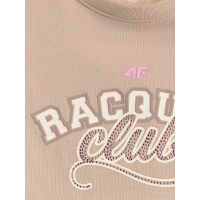 7. Oversized T-Shirt mit Aufdruck für Mädchen 4F 4FJRAW26TTSHF4242-83S