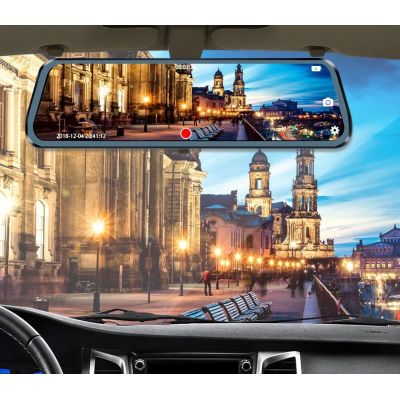 9. BLOW VIDEORECORDER BLACKBOX DVR F610 SPIEGELBILDSCHIRM 10" + RÜCKFAHRKAMERA