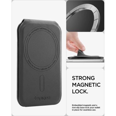 13. Spigen Slim Fold S314-4 MagSafe Handyhülle – Schwarz