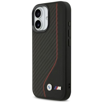 10. BMW M Carbon Line & Logo MagSafe Case für iPhone 17 – Rot