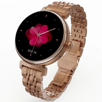HiFuture Aura Damen-Smartwatch – Roségold