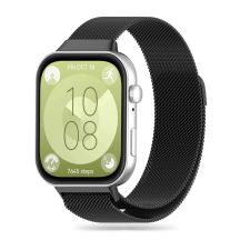 Tech-Protect MilaneseBand-Armband für Huawei Watch Fit 3 – Schwarz