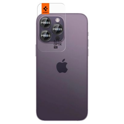 11. Spigen Glas.tR EZ Fit Optik Kameraschutz für iPhone 14 Pro / Pro Max / 15 Pro / Pro Max / 16 Pro / Pro Max 17 Pro / 17 Pro Max - Schwarz 2 Stk.