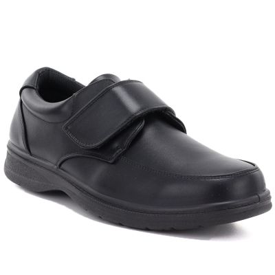 5. Schwarze Herrenschuhe mit Klettverschluss Vanhorn Z26-TO90404