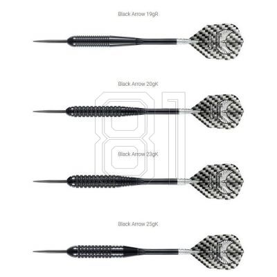 2. Harrows Black Arrow Steeltip Darts HS-TNK-000013143