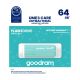 10. USB 3.0 GOODRAM 64GB UME3 CARE