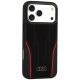 2. Audi R8 Echtleder MagSafe Hülle für iPhone 18 Pro Max / 17 Pro Max – Schwarz und Rot