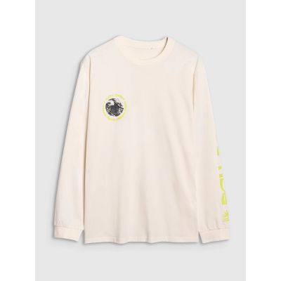 6. Herren Langarmshirt Regular mit Aufdruck 4F 4FWSS25TLONM392-11S