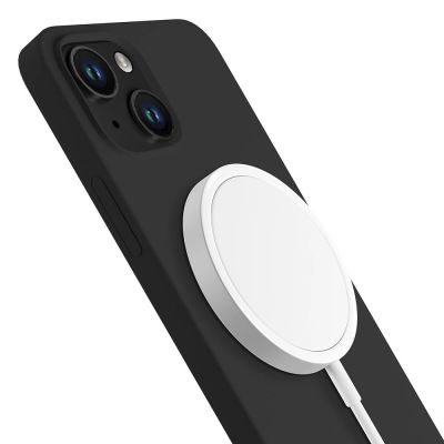 6. 3mk Hardy Silikon-MagCase für iPhone 14 Plus – Grau