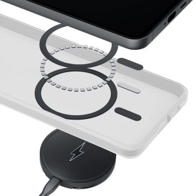 4. 3mk Smoke MagCase für Samsung Galaxy S26 - weiß