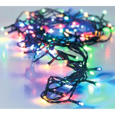 22. Weihnachtsbaumbeleuchtung, 120 LED-Lichterkette, mehrfarbig