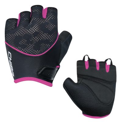 CHIBA LADY GEL Handschuhe Schwarz Pink XS