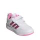 2. Adidas Tensaur Sport 3.0 Kinderschuhe weiß und rosa JQ1844