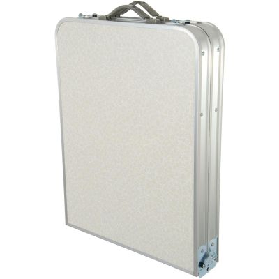 27. Klappbarer Campingtisch 120 x 47 x 70/62/54 cm mit Kleiderschrank 33 x 30 x 36 cm