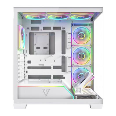 15. MODECOM VOLCANO STELLAR PLUS ARGB MIDI 8F WEISSES GEHÄUSE