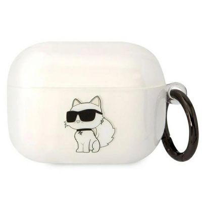 Karl Lagerfeld KLAPHNCHTCT Airpods Pro Abdeckung transparent Ikonik Choupette