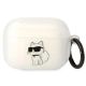 Karl Lagerfeld KLAPHNCHTCT Airpods Pro Abdeckung transparent Ikonik Choupette