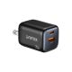 14. UNITEK 2X GAN Wandladegerät USB-C & USB-A 20W Schwarz