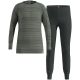 2. Thermounterwäsche - Odlo Set lang ACTIVE WARM SET Größe 128cm Grau