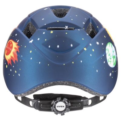 15. Uvex Kid 2 CC Dunkelblauer Raketen-Kinderfahrradhelm, Größe M 46–52 cm