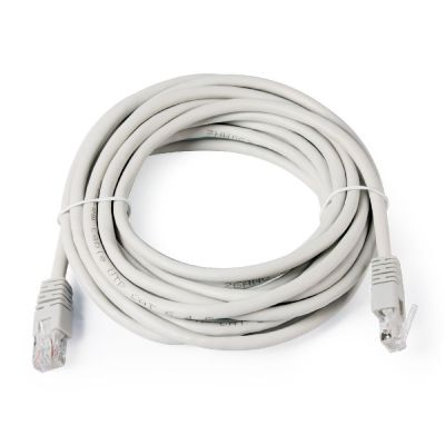 2. UTP-Kabel GEMBIRD PP6U-5M (RJ45 - RJ45; 5 m; UTP; Kat. 6; grau)