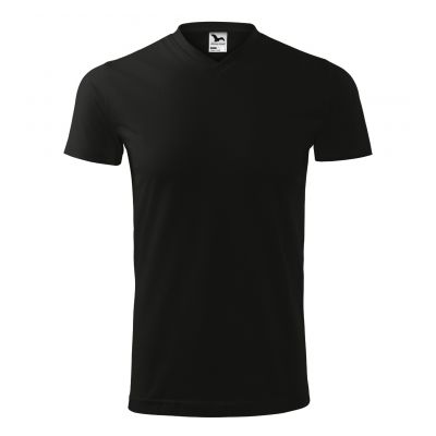 5. Mafini Heavy V-Ausschnitt T-Shirt M MLI-11101 schwarz