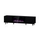 2. PAFOS EF TV-Schrank mit Elektrokamin 180x42x49 schwarz matt