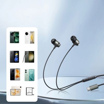 15. Joyroom JR-EC06 USB-C In-Ear-Kopfhörer – Grau