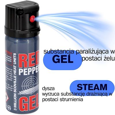 5. Pfefferspray Graphitgel 3 ml SHU Stream 50 ml 11050-S SHARG