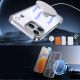 3. Hybrid Armor X Hülle für iPhone 17 Pro mit Ständer, kompatibel mit MagSafe - Transparent