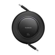 Baseus Free2Pull Mini 100W Einziehbares USB-C-Kabel – USB-C 2 m – Schwarz