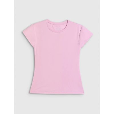 6. Damen-T-Shirt, schmal geschnitten, einfarbig, Größe 4F 4FRSS26TTSHF4520-56S